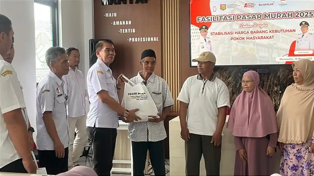Pemkab Wonosobo Sediakan 9.410 Pake Sembako di Pasar Murah, Dijual Cuma Rp 10 Ribu