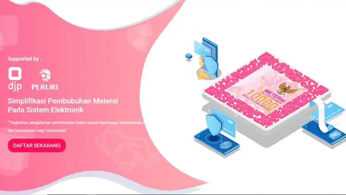 CARA Buat Akun e Materai Kelengkapan Syarat Administrasi Pendaftaran CPNS dan PPPK Tahun 2024