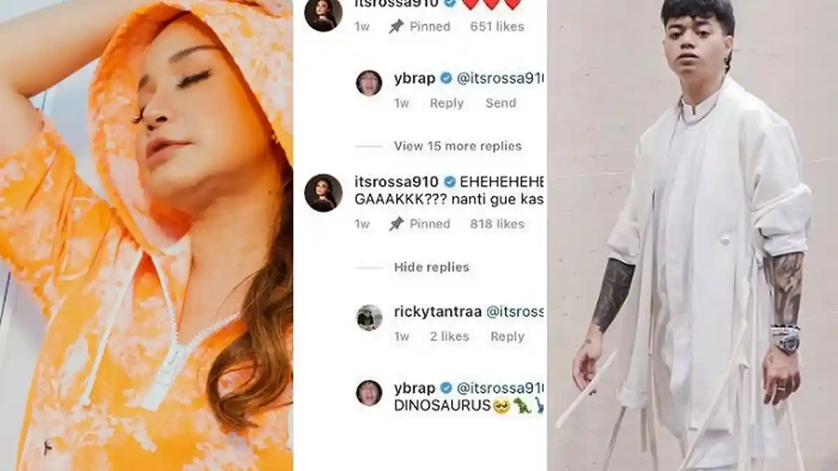 Ini Interaksi Rossa & Reza Arap Penyebab Terseret Isu Selingkuh Suami Wendy Walters, Ada Emoji Hati