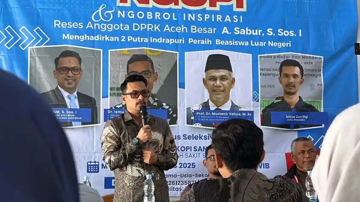 Sabur DPRK Aceh Besar Gelar NGOPI Kupas Jurus Menembus Seleksi Beasiswa
