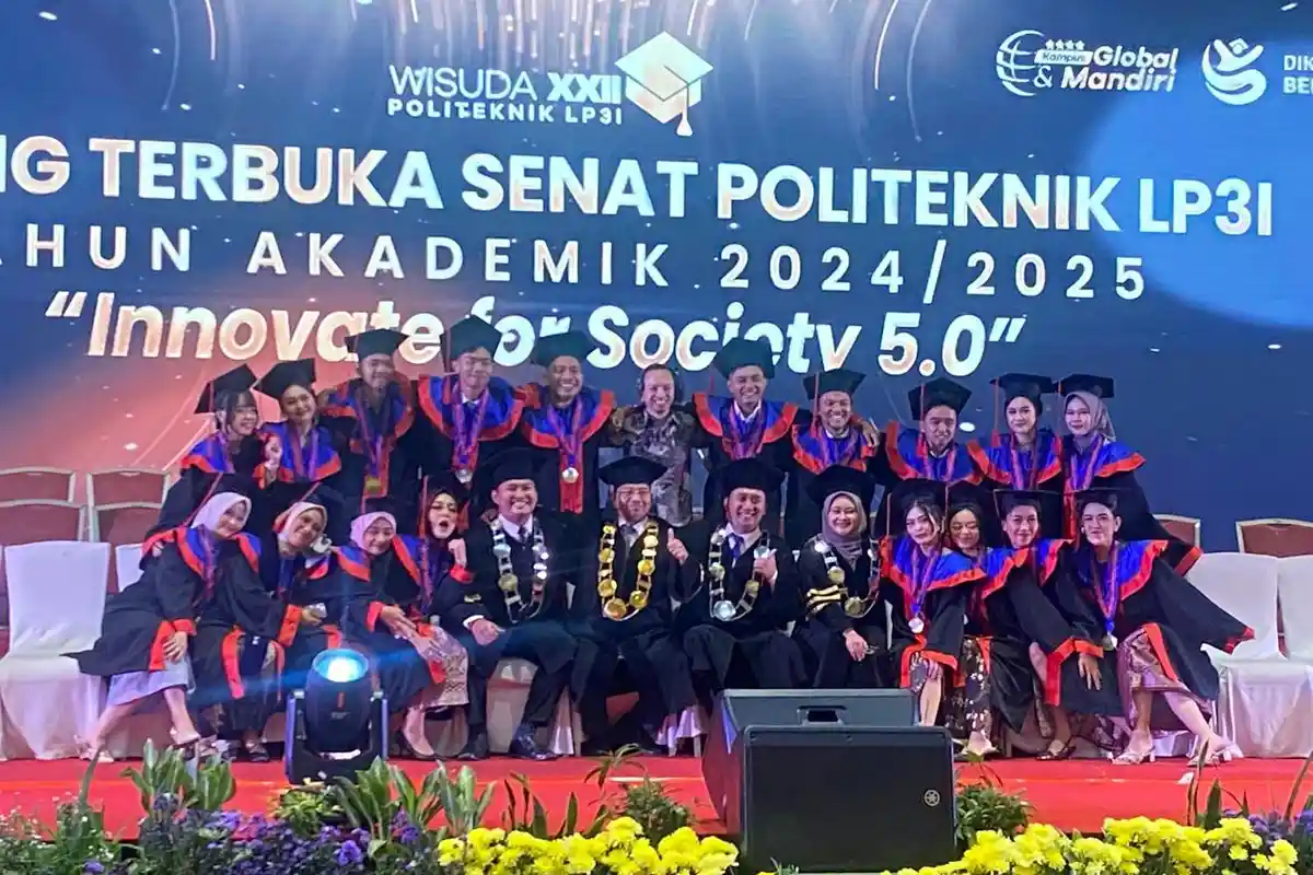 Wisuda XXII LP3I: Rata-rata Penyerapan Kerja Lulusan Tembus 86 Persen