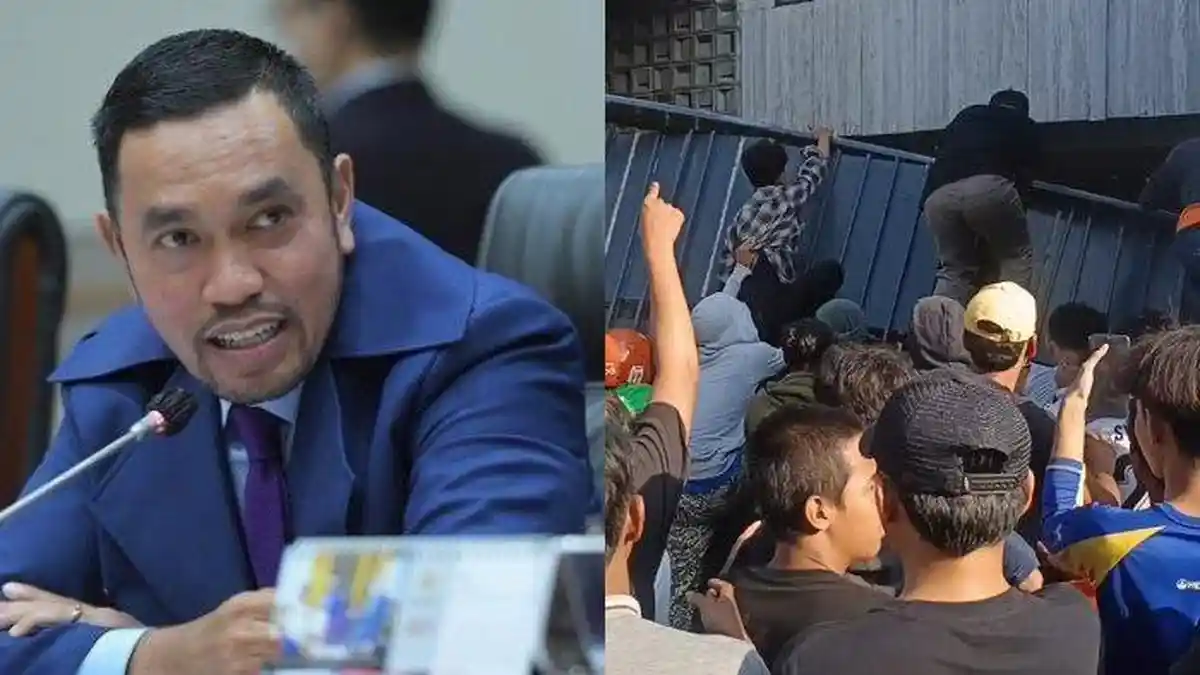 Ahmad Sahroni Panjat Atap dan Lari ke Rumah Tetangga, Selamatkan Diri ...