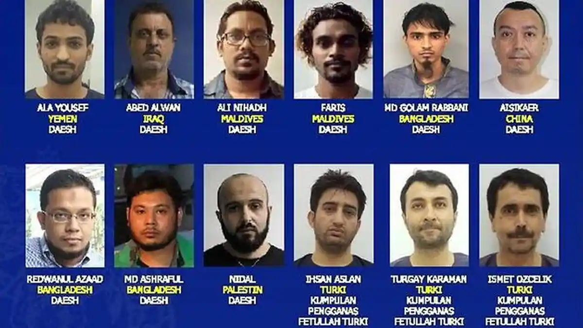 Malaysia Tangkap 45 Teroris Asing Sepanjang 2017, Ada Warga Negara Indonesia