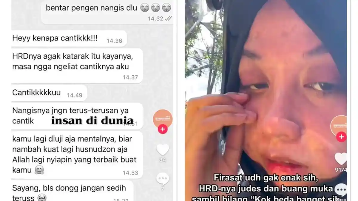 Viral Wanita Ditolak HRD saat Interview Kerja, Untung Ada Sosok Jadi Penyemangat Kala Mental Jatuh
