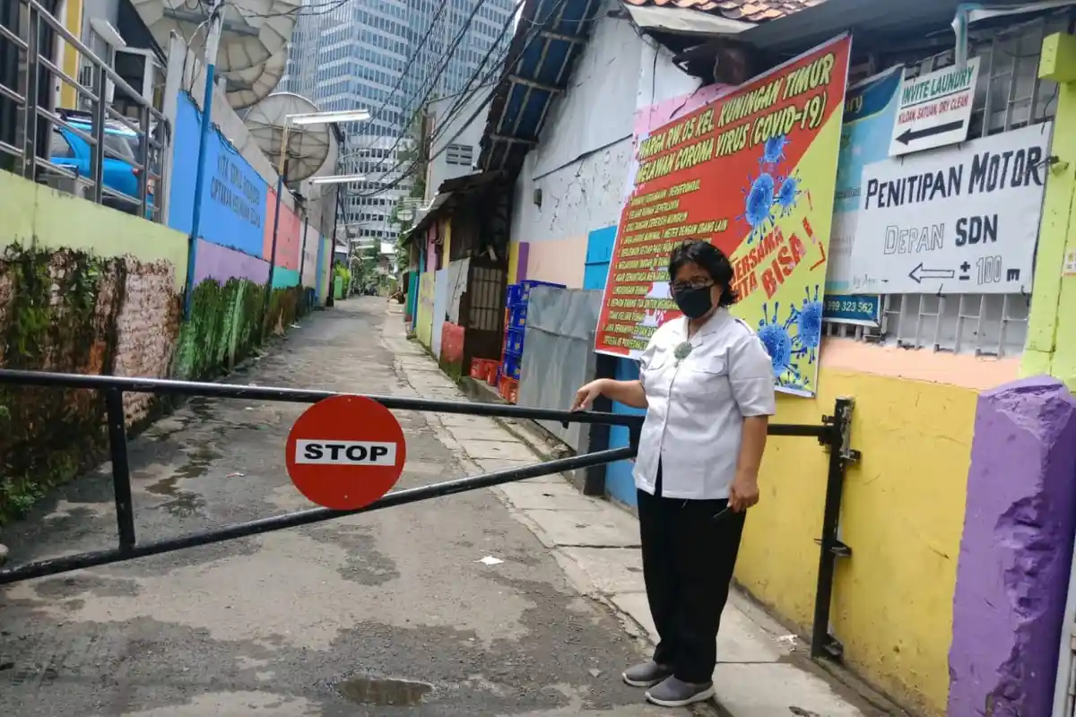 5 RW di Kuningan Timur Berlakukan Karantina Wilayah Antisipasi Covid-19