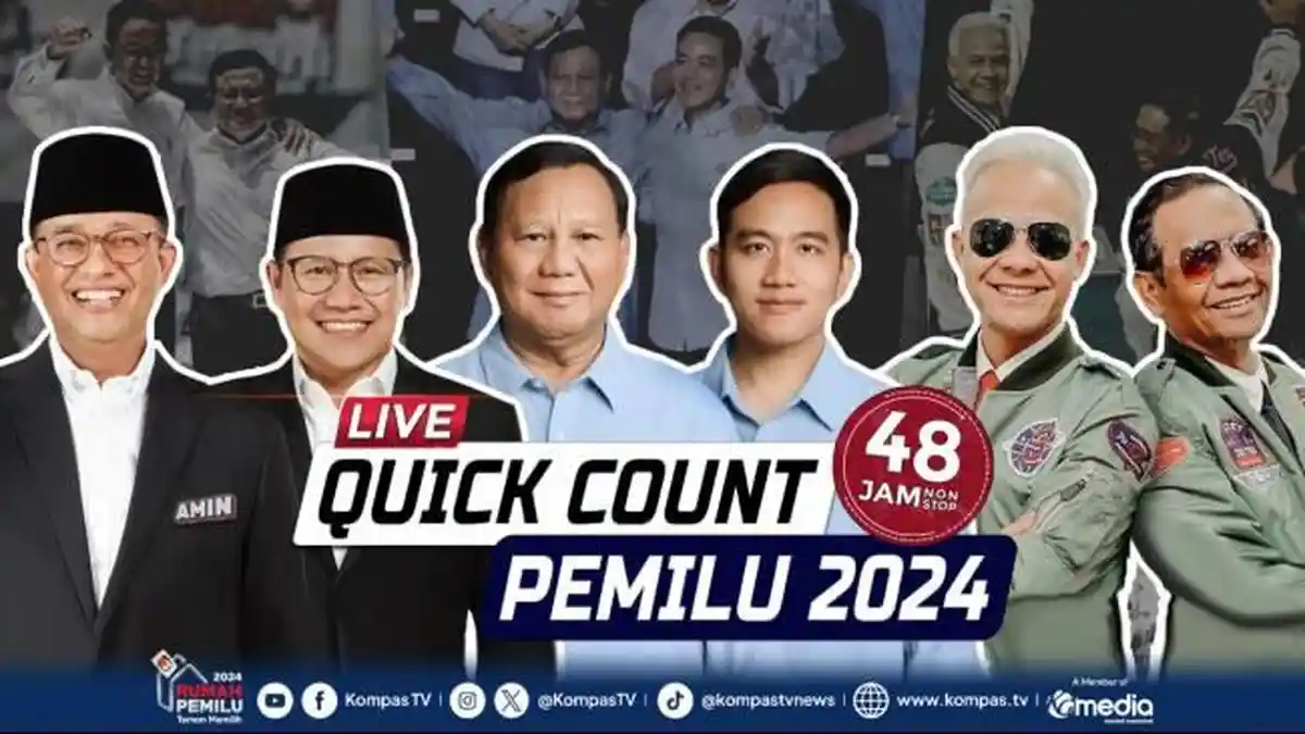 Hasil Quick Count Pilpres dan Pileg 2024, Pengumuman Tercepat 2 Jam Usai Pencoblosan, Cek di Sini