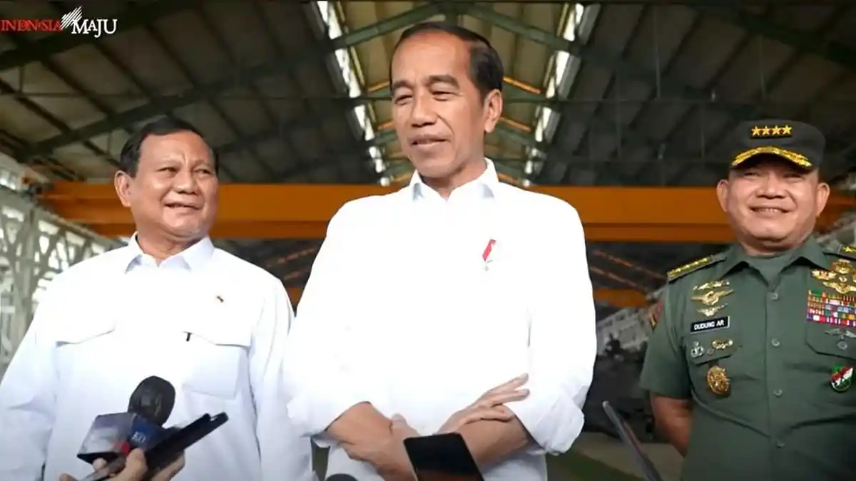 Prabowo Subianto Jawab Tudingan Menampar Wamen, Jokowi: Pak Prabowo Sekarang Sabar Kok
