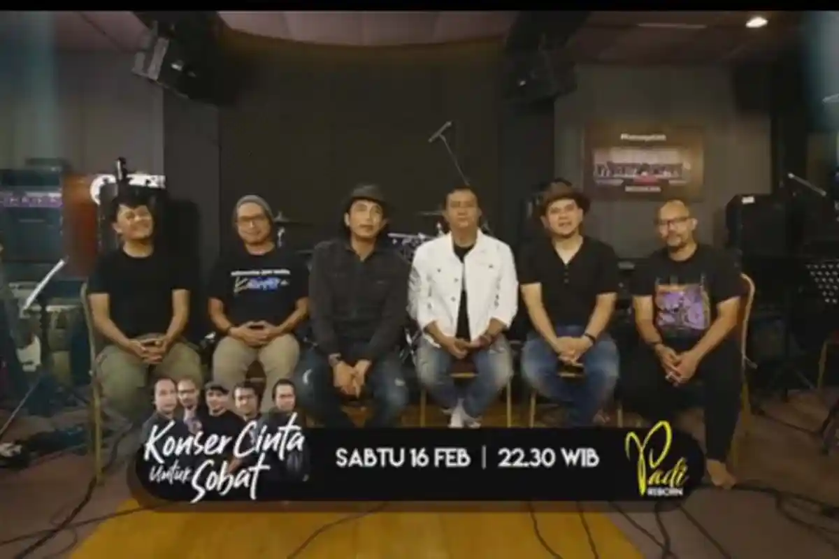 Link Live Streaming Konser Padi Reborn, Konser Cinta Untuk Sobat (Live) di GTV