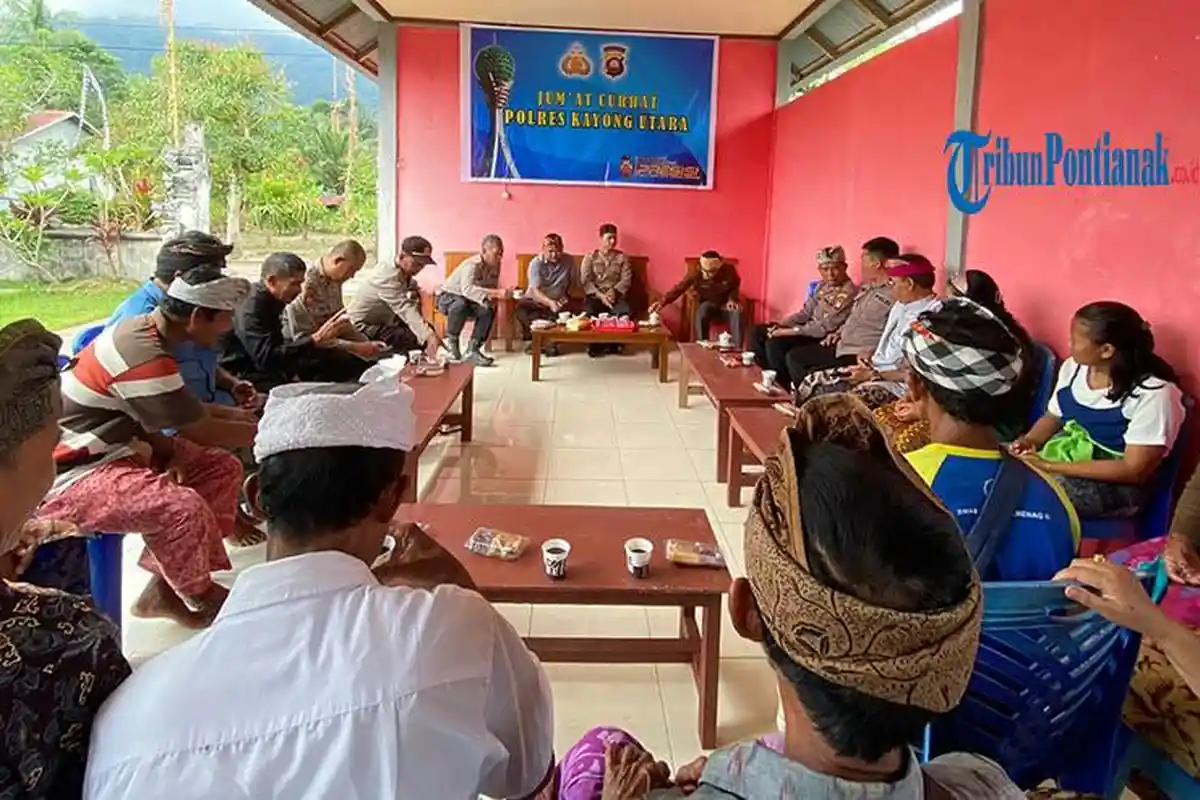 Jumat Curhat Melalui Ngopi Presisi, Cara Kapolres Kayong Utara Dengar Keluhan Masyarakat