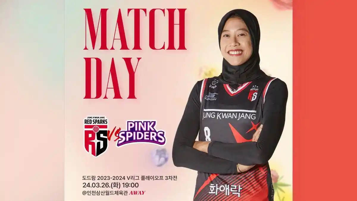 Live Streaming Pink Spiders vs Red Sparks Selasa Sore 17.00 WIB, Peluang Megawati Raih Tiket Final