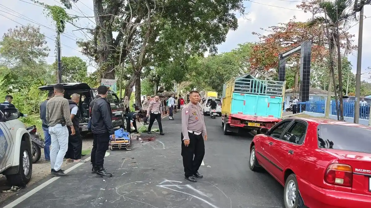 Kecelakaan Maut Libatkan Motor dan Truk di Setianagara Tasikmalaya, Satu Orang Tewas di TKP