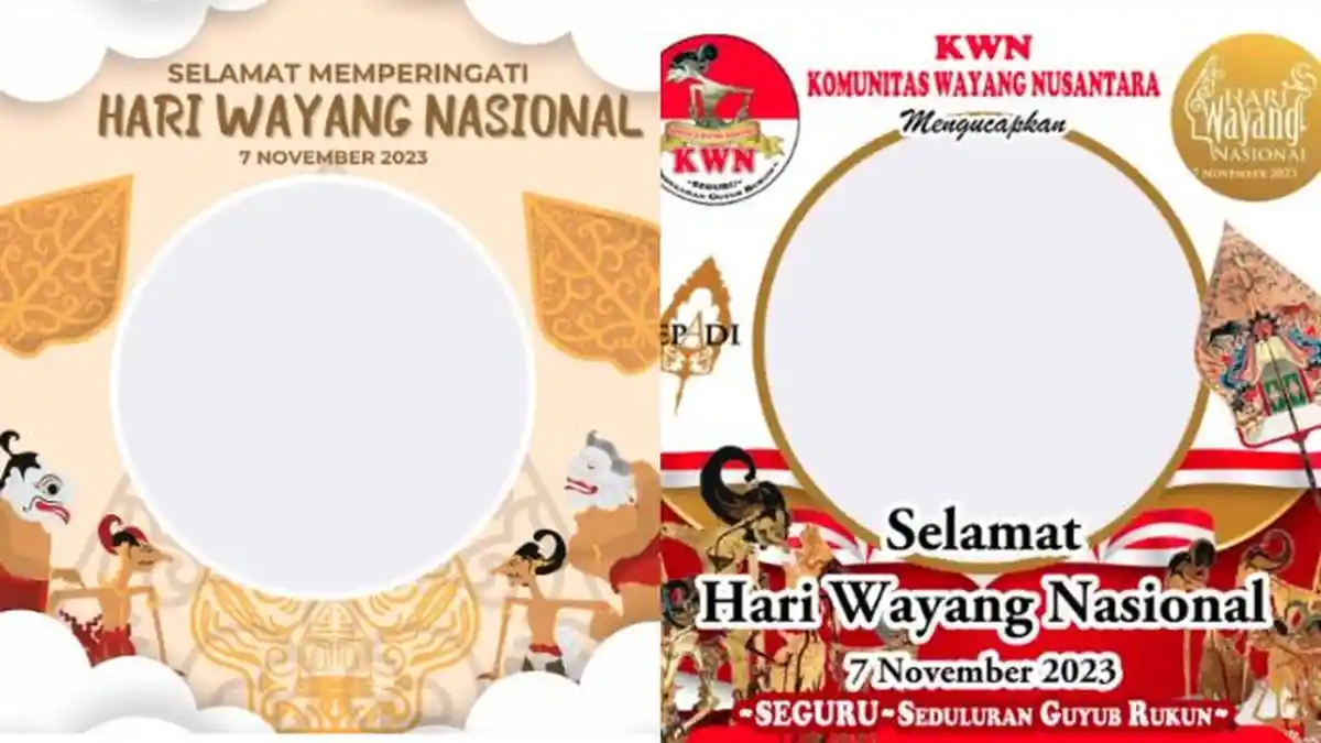 40 Link Twibbon Hari Wayang Nasional 2023, Beserta Cara Membuatnya