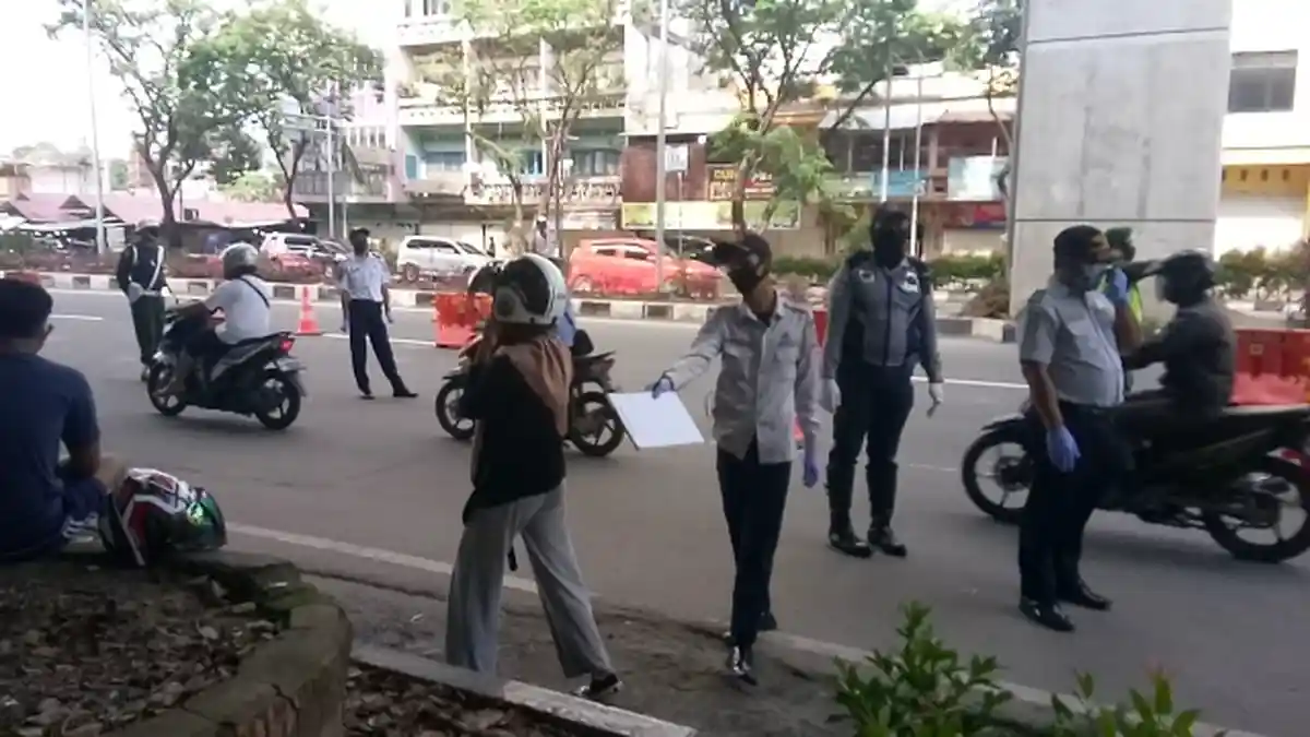 9 Titik Check Point Selama PSBB Palembang Tahap II, Sebelumnya 13 Titik, Sanksinya Sama