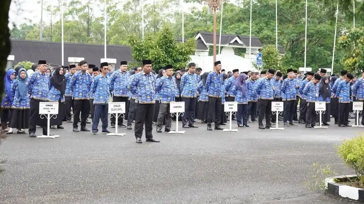 Wabup Tebo Kritik Kinerja ASN Saat Upacara Hari Kesadaran Nasional