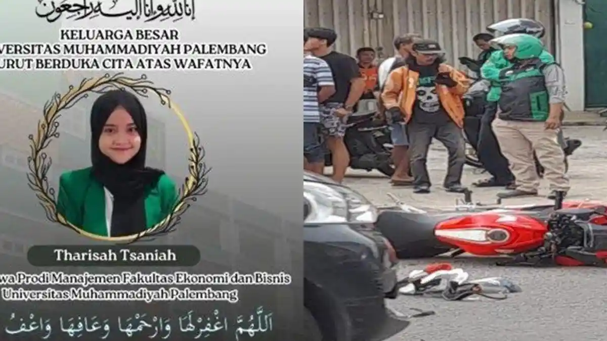 6 Fakta Mahasiswi Tewas Kecelakaan di Palembang, Tharisah Terlindas Truk di Hari Ulang Tahun