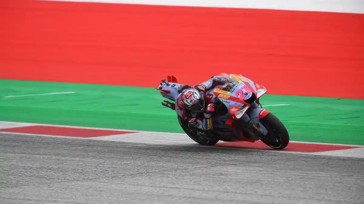 Start MotoGP Hari Ini GP Austria 2022 Enea Bastianini Posisi Terdepan Awal Race di Red Bull Ring