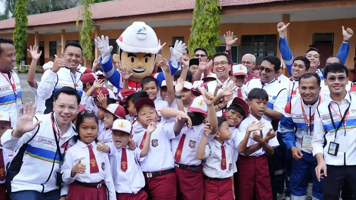 Ratusan Siswa SD di Dumai Antusias Ikuti Program Energi Negeri 8.0 Pertamina