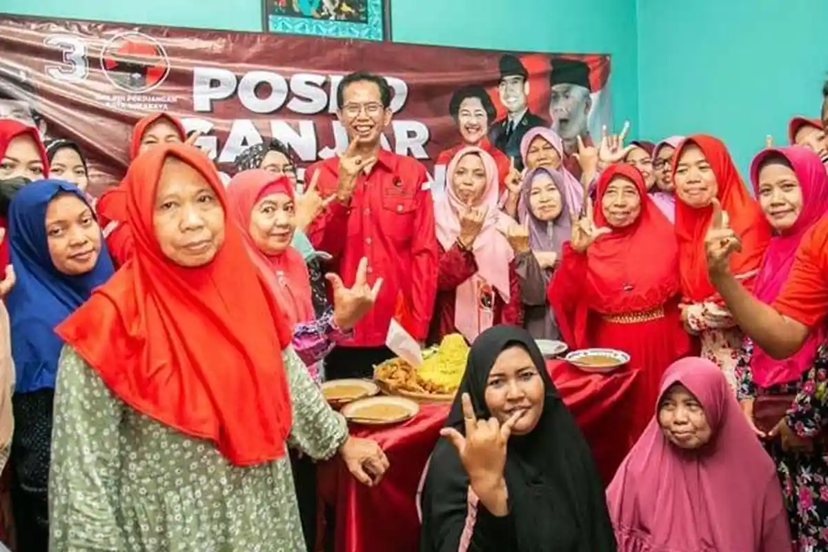 Posko “Ganjar Presiden” Bermunculan, Giliran PDIP Surabaya Dirikan di Rungkut dan Gununganyar