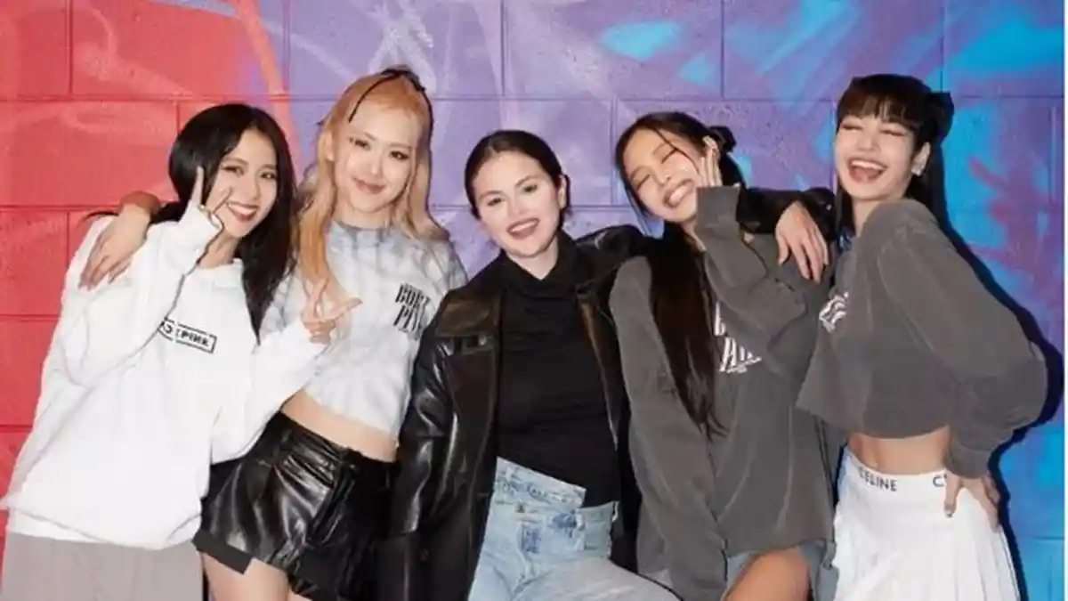 BLACKPINK dan Selena Gomez is Here, Pertemuan Pertama di Konser Dunia BORN PINK AS: Selpink Chillin