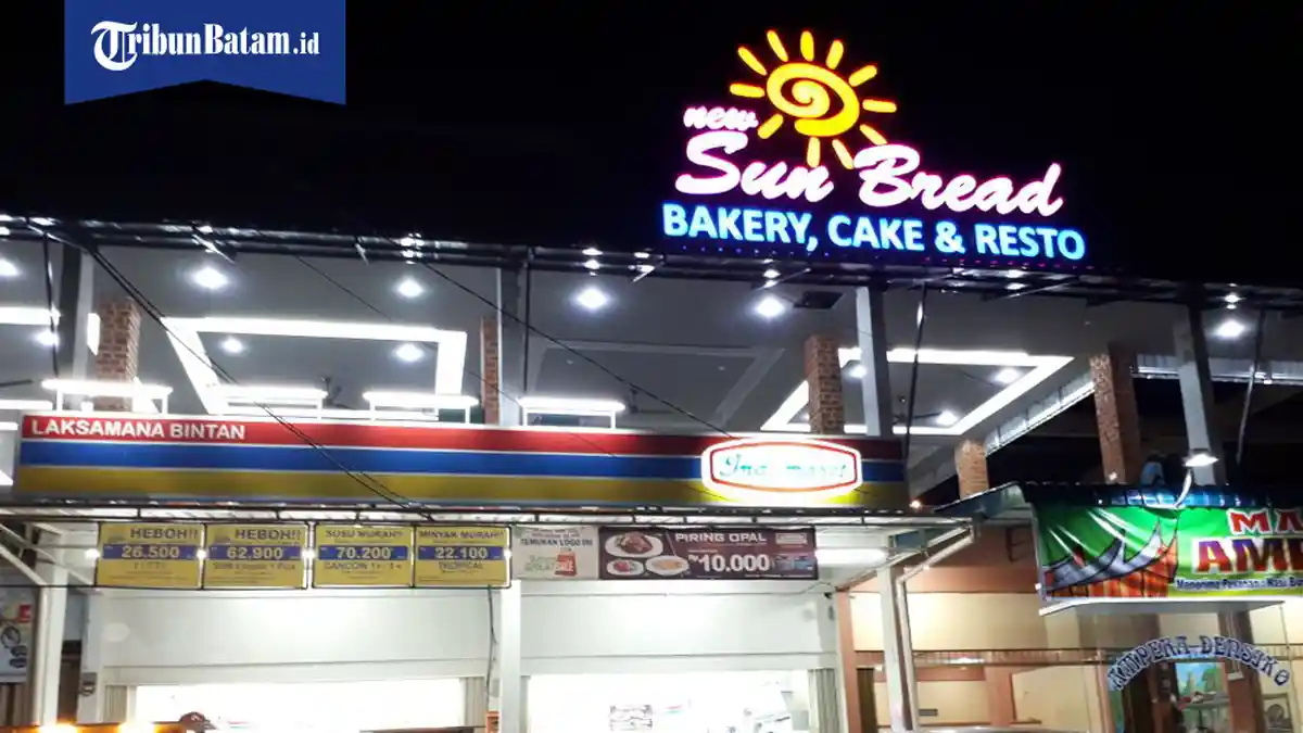 New Sun Bread Akan Hadir di Bengkong. Di Cabang Ke-10 Ini Tersedia Ruang VIP