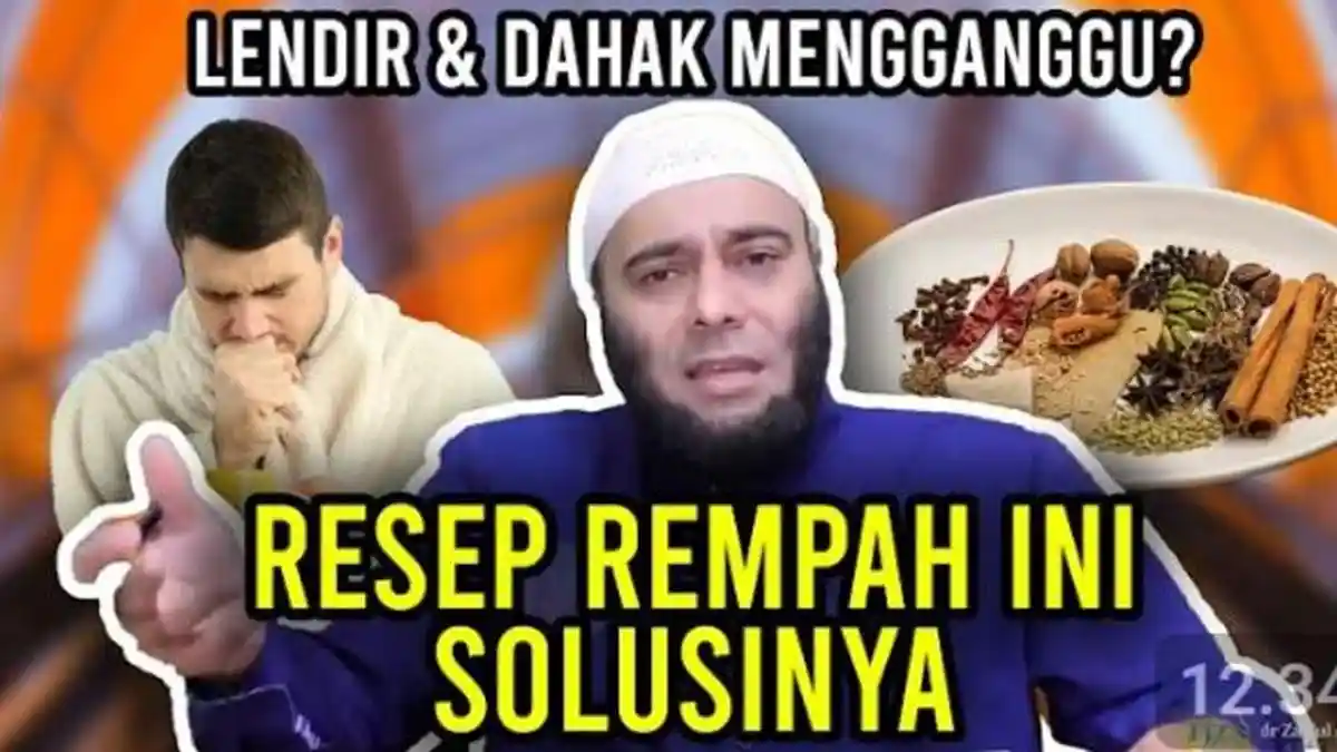 Rahasia Rempah Pengusir Lendir & Dahak, Dr Zaidul Akbar : Apalagi Kerja di RS Wajib Makan Ini