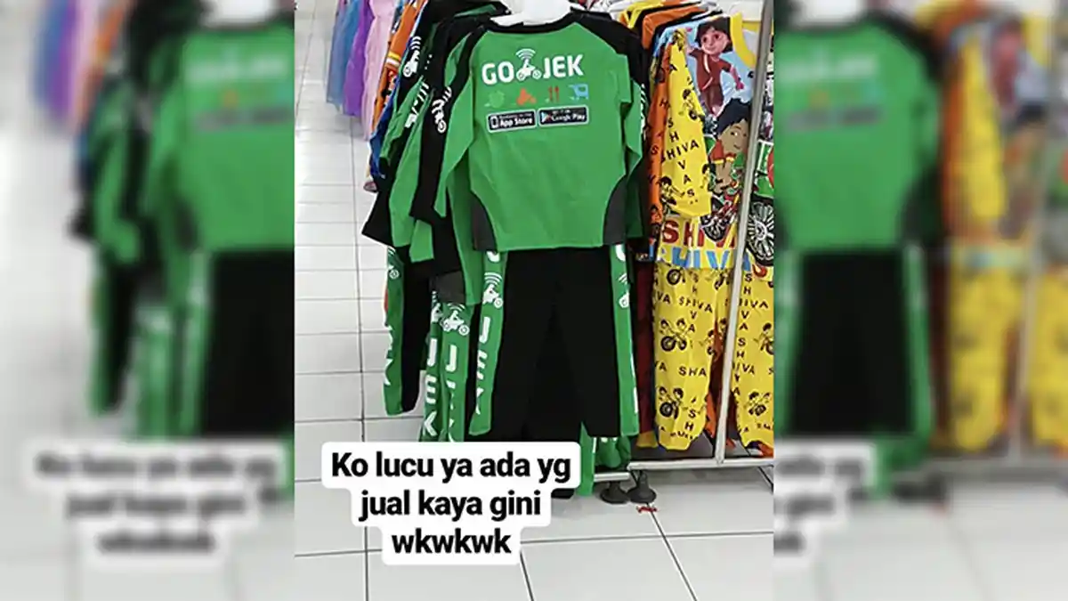Alamak! Saking Populernya, Sekarang ada Baju Anak-Anak Model Ojek Online!
