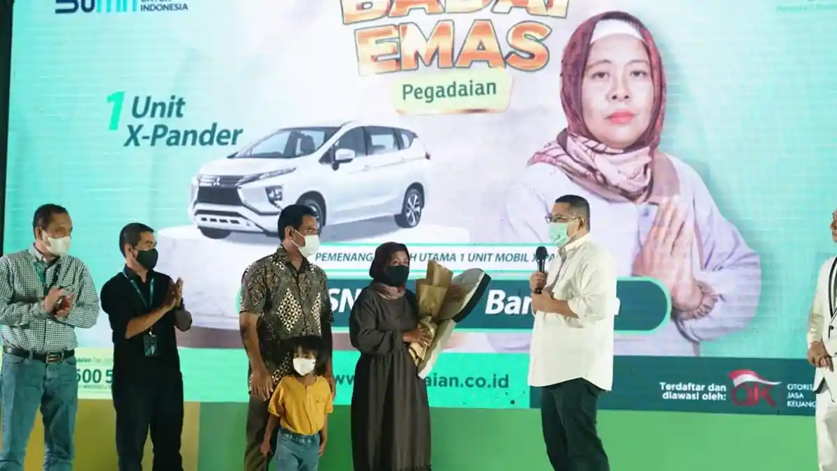 Ini Dia Pemenang Hadiah Grandprize Badai Emas Pegadaian Kanwil VI Makassar