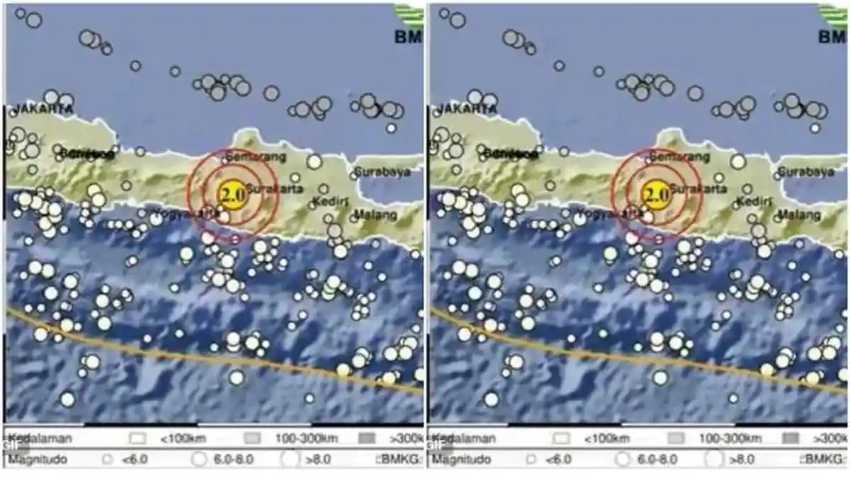 Info BMKG Terkini: Gempa Jateng Pagi Ini Berada di 2 Kilometer Tenggara Boyolali
