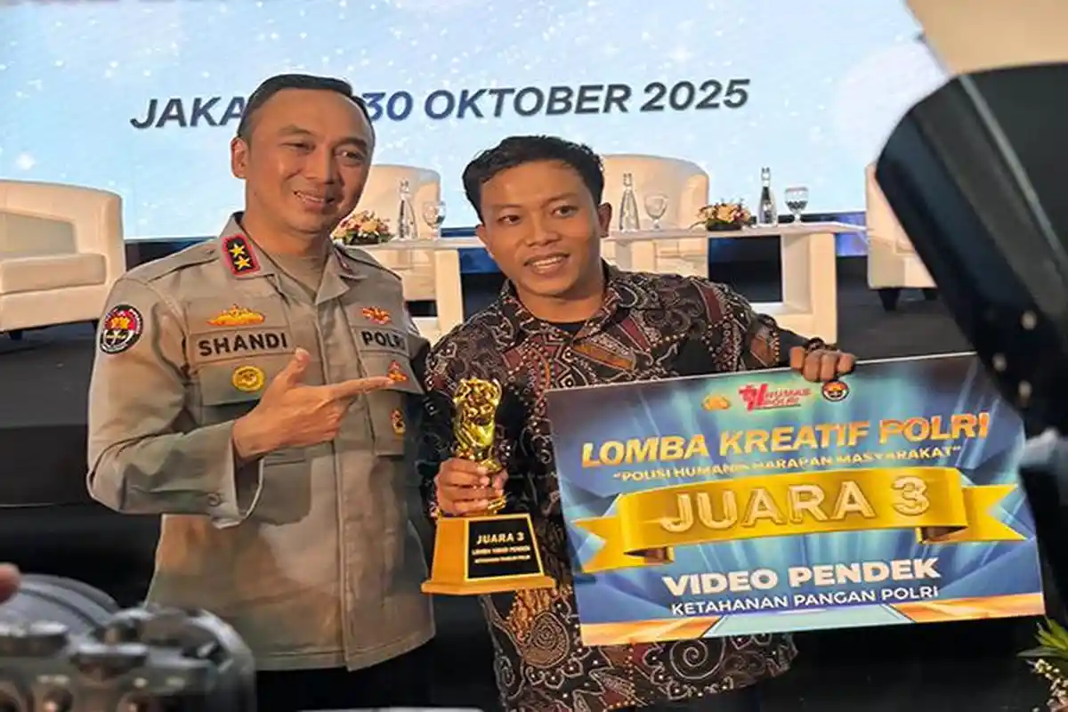 Kadiv Humas Polri Apresiasi Reporter Tribun Pontianak Ramadhan, Juara 3 Nasional Lomba Video Pendek