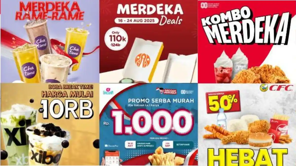 KFC, Chatime hingga JCO Beri Promo Spesial Akhir Pekan Agustus 2025: Jangan Sampai Kehabisan!