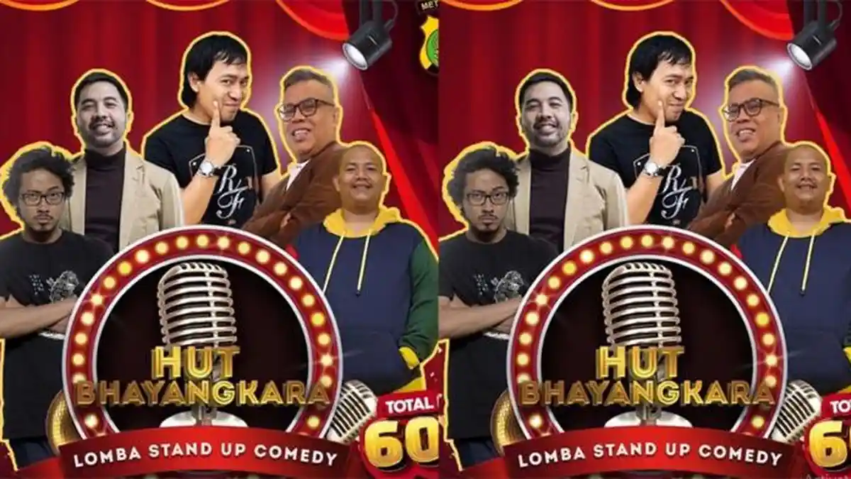 Gilang Bhaskara Hingga Komeng Akan Jadi Juri Kompetisi Standup Comedy yang Digelar Polda Metro Jaya