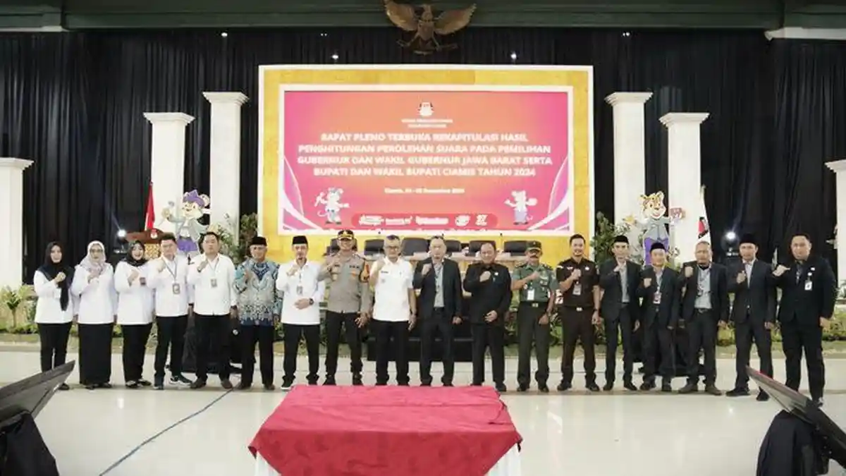 KPU Ciamis Pastikan Rekapitulasi Suara Pilkada 2024 Berjalan Transparan dan Demokratis