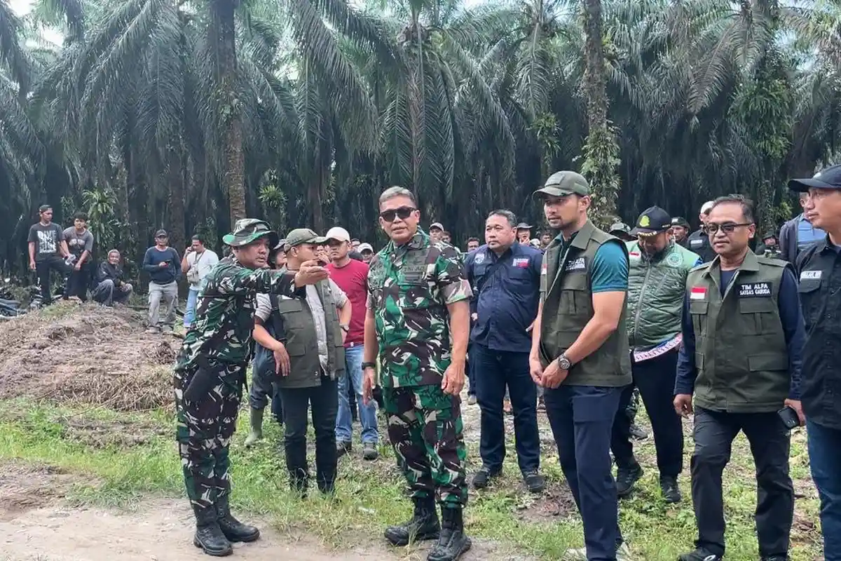 Banyak Warga Punya Kebun Sawit Dalam Kawasan TNTN, Dansatgas PKH: Bukan Tempatnya yang Benar