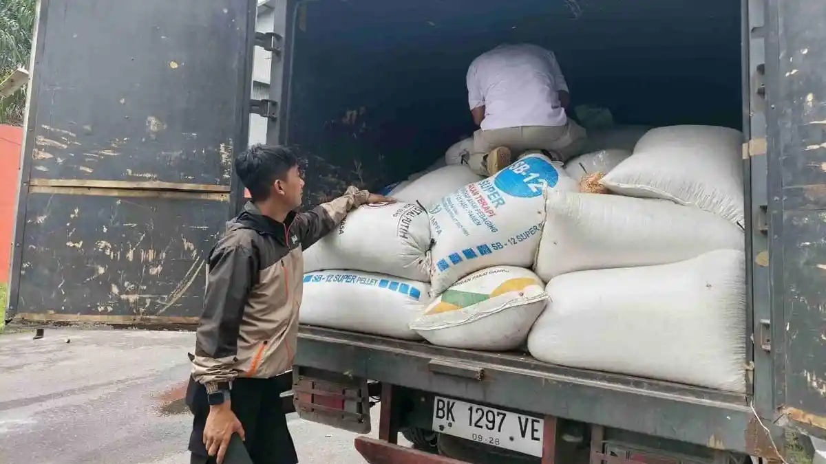 Dukung Ketahanan Pangan, Polres Batubara Distribusikan Ratusan Ton Jagung ke Bulog