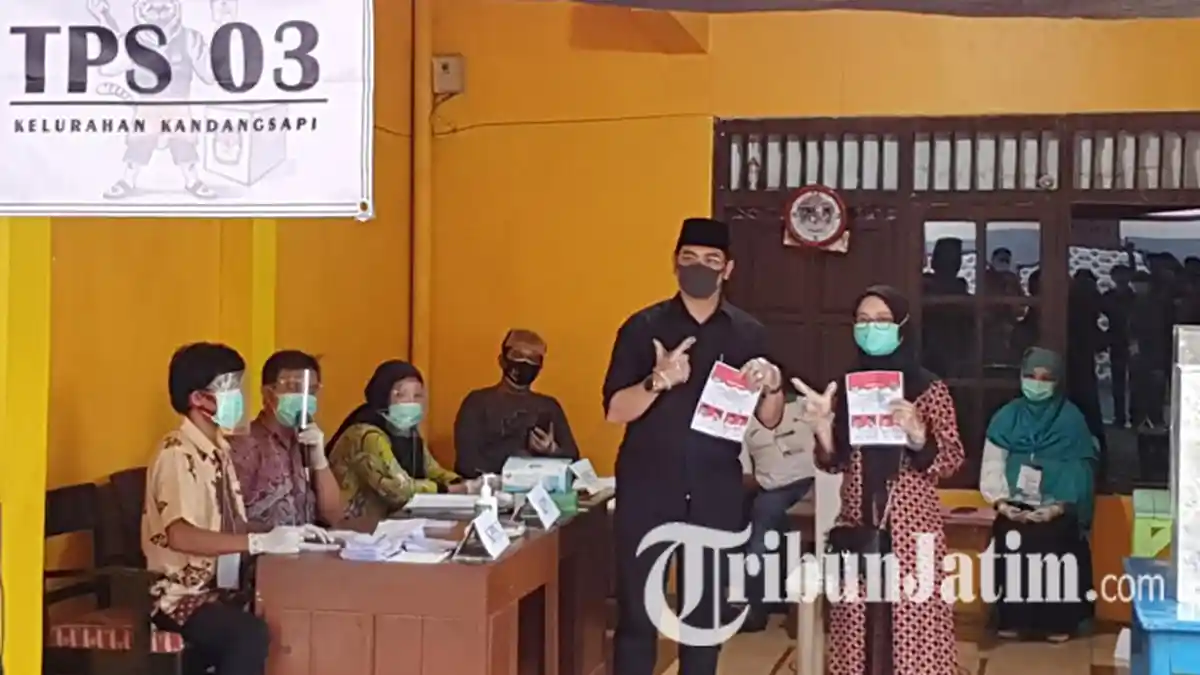 Hasil Pilkada Kota Pasuruan 2020, Optimistis Raih 65 Persen Suara, Teno Justru Kalah di TPS Sendiri