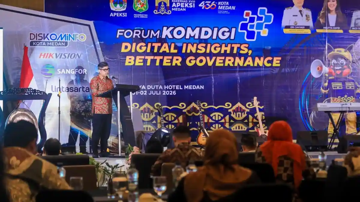 APEKSI di Medan, Kemenkomdigi Dorong Pemerintahan Digital, Usung Konsep Minim Aplikasi Kaya Fungsi