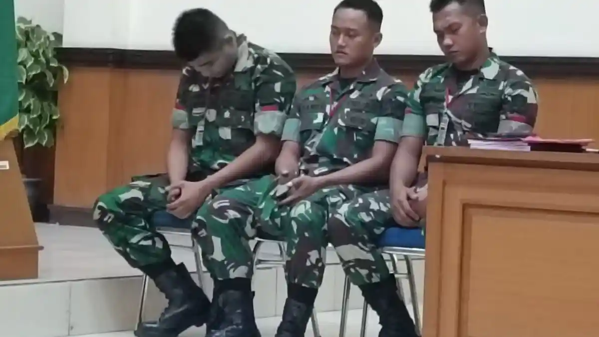 Oknum Paspamres Terdakwa Kasus Pembunuhan Imam Masykur Minta Keringanan Hukuman