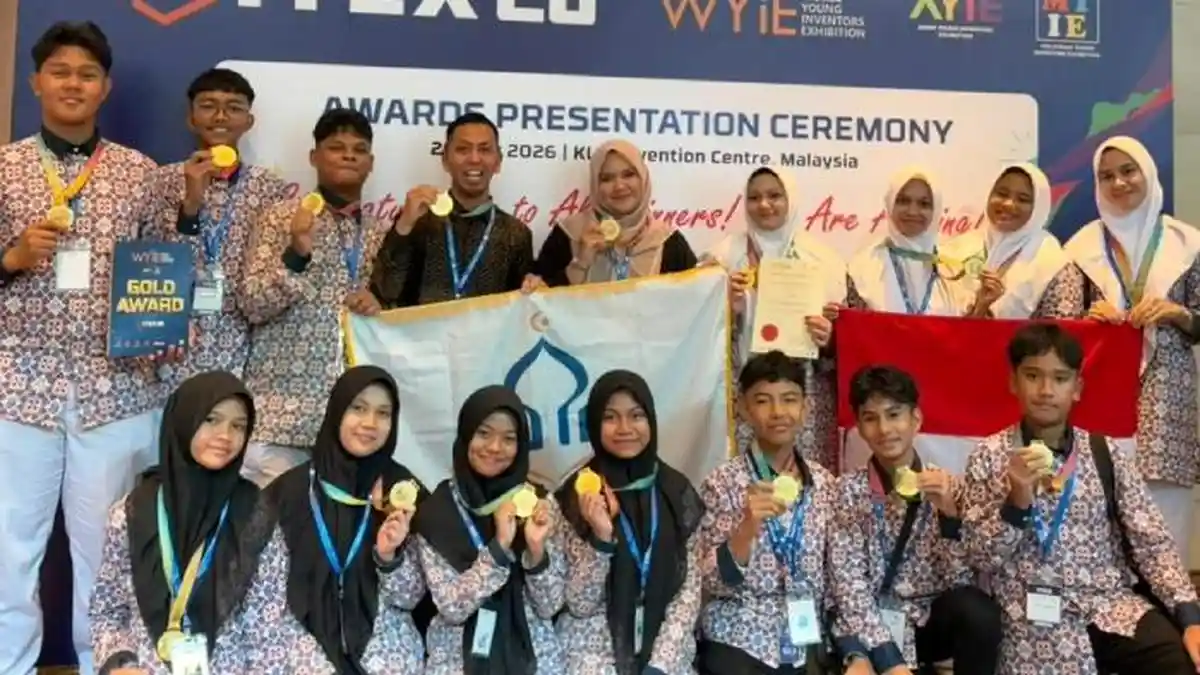 Santri Dayah Samudera Pasai Madani Aceh Raih Dua Medali Emas di Ajang WYIE 2026 di Malaysia