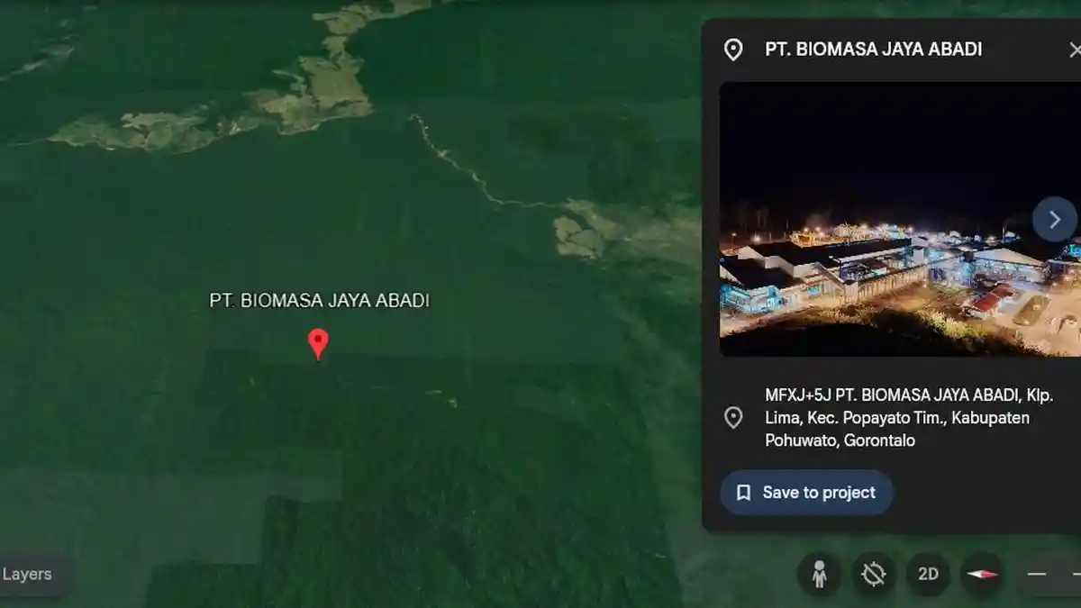 PT Biomasa Jaya Abadi Gorontalo Disebut Merusak 28 Ha Hutan Pohuwato, Negara Rugi Triliunan