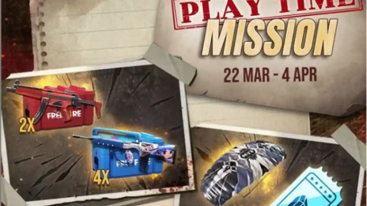 UPDATE Kode Redeem Free Fire 22 Maret 2021, Gun Skin Box Crimson Red, Play Time Mission, Bundle Baru