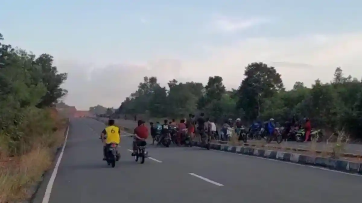 Rawan Kecelakaan di Bintan, Jalan Lintas Timur Malah Dipakai Balap Liar