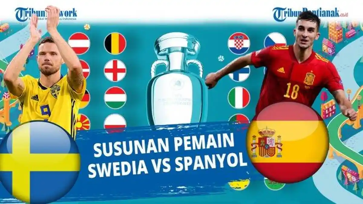 Spanyol vs Swedia Kacamata 0-0, Tim Matador Spayol Gagal Gusur Slowakia di Puncak Klasemen Grup E