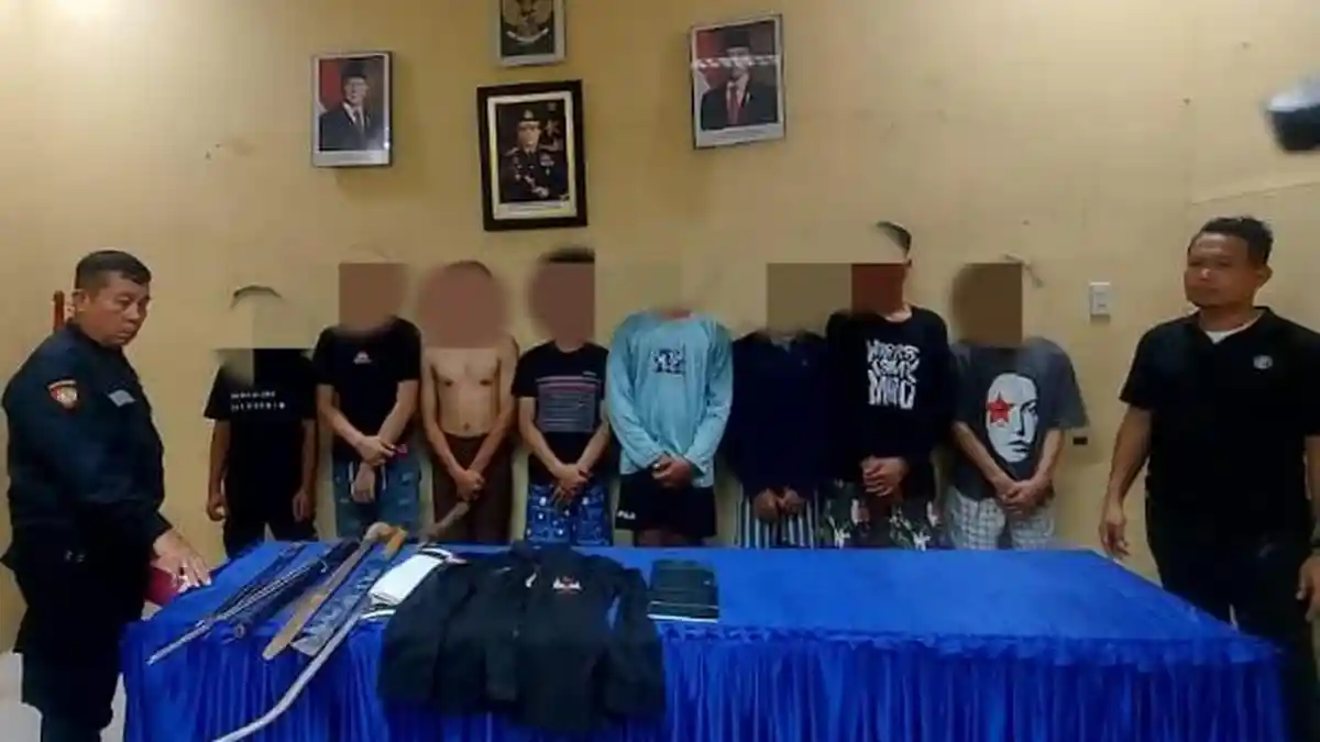 Tawuran di Kecamatan Labuhan Deli, Satu Tewas dan 9 Orang Ditangkap