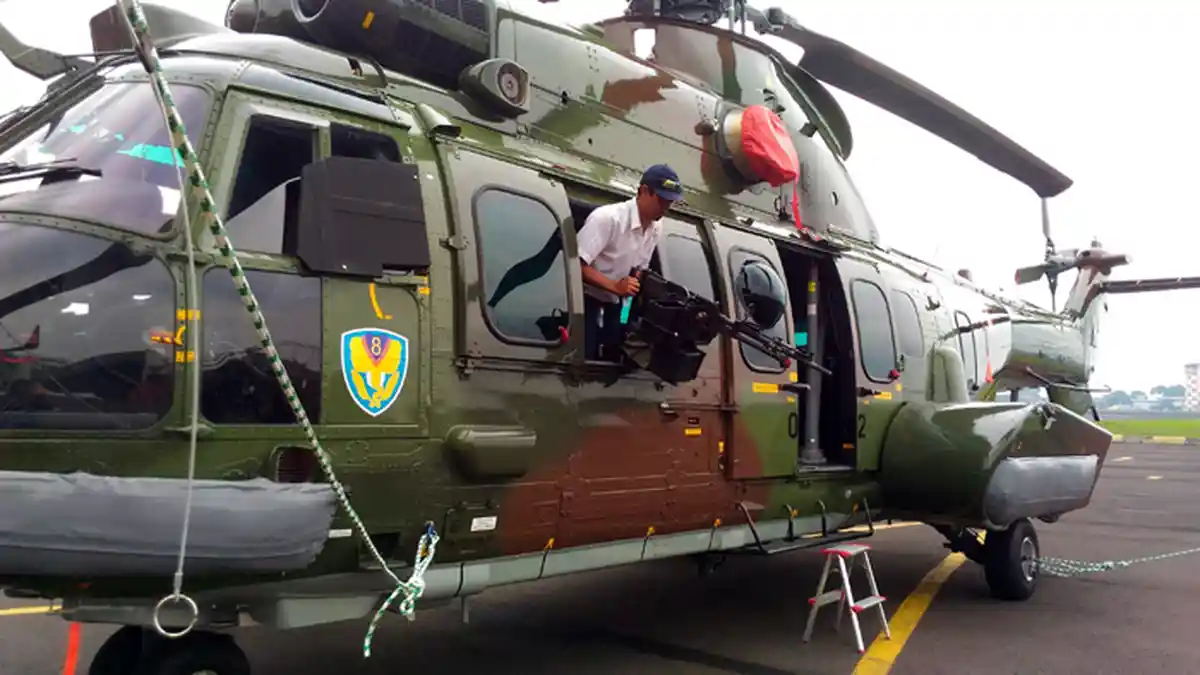 TNI AU Kini Punya Dua Helikopter Baru Jenis Full Combat SAR Mission EC725
