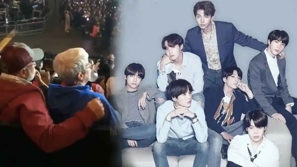 Nggak Cuma Cewek-Cewek, Pasangan Lansia Ini Nonton dan Ikut Bergoyang di Konser BTS!