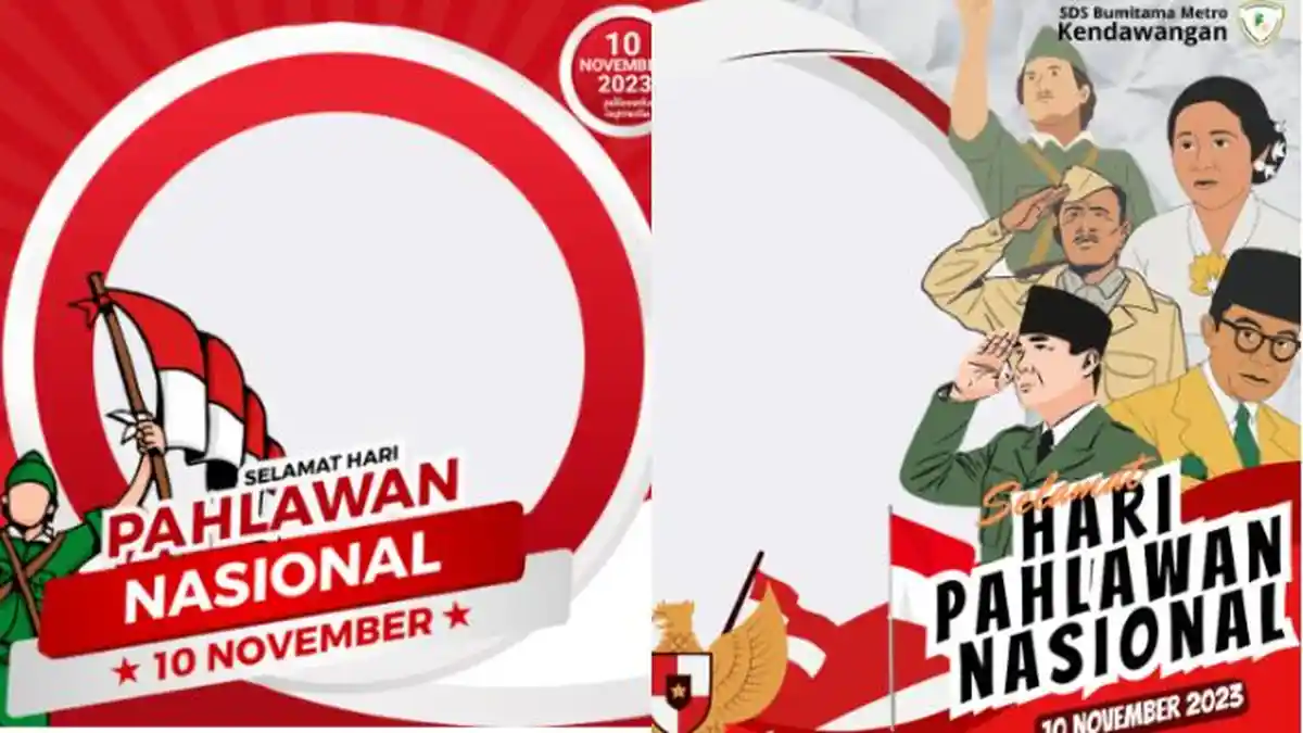 20 Link Twibbon Hari Pahlawan 10 November 2023, Simak Cara untuk Pasang Status WA