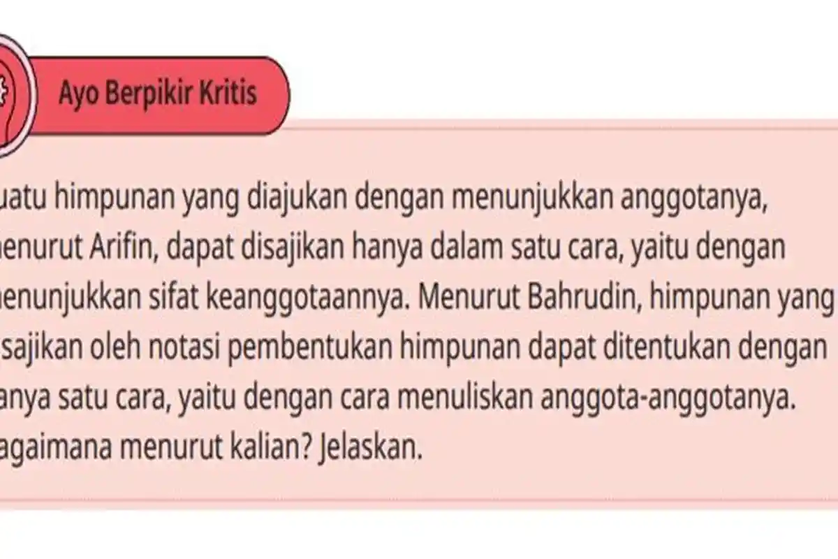 Kunci Jawaban Soal Matematika Kelas 8 SMP Halaman 145 Kurikulum Merdeka, Tugas Ayo Berpikir Kritis