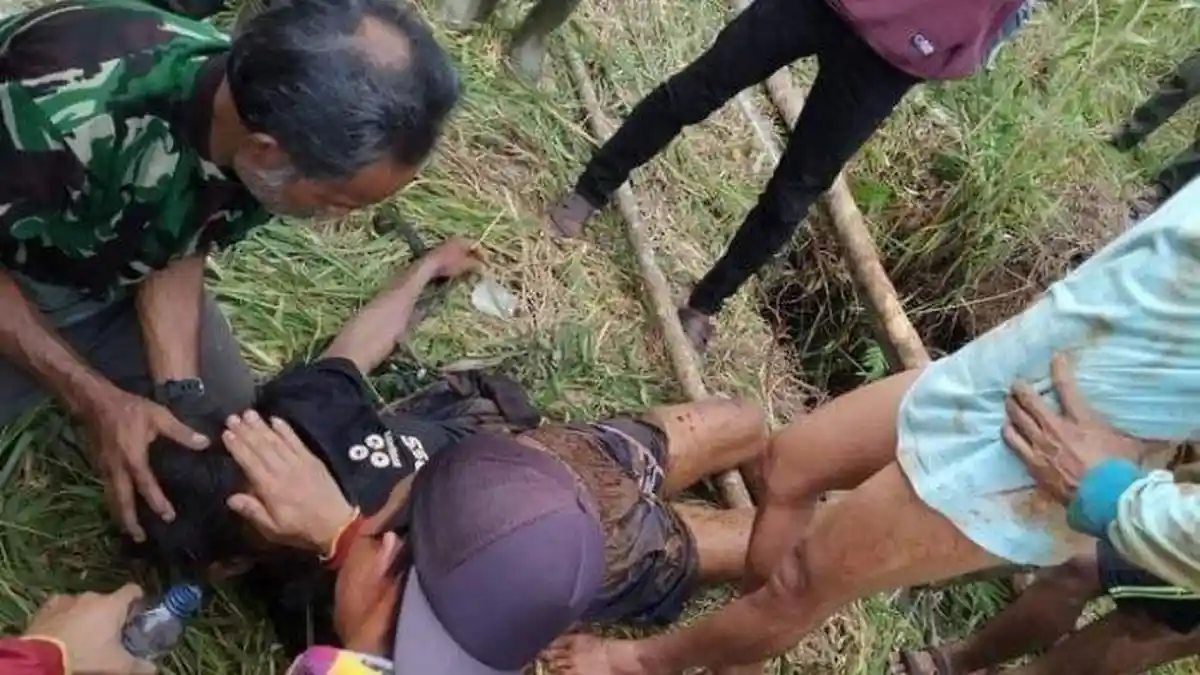 Kisah Ijang Terjebak 3 Hari di Lubang 35 Meter,  Tidak Makan dan Minum, Diselamatkan Kakek Tua
