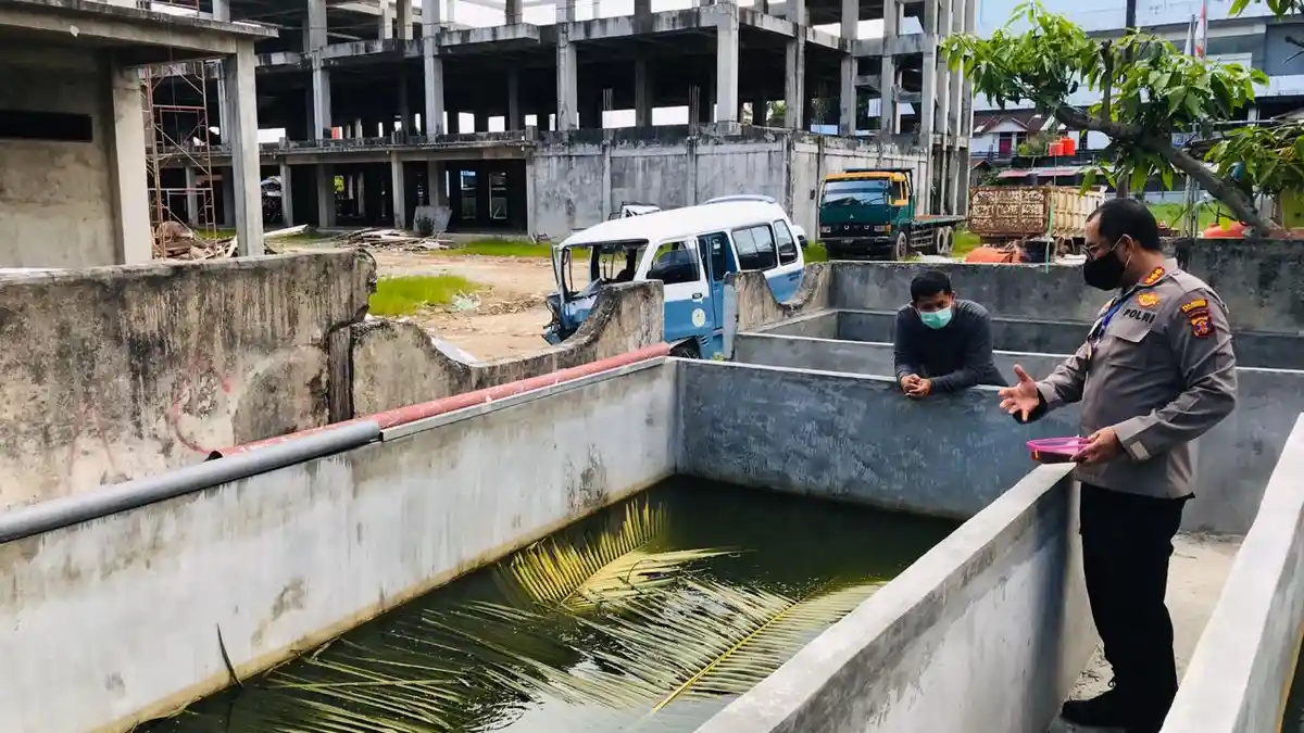 Budidaya Lele di Mapolresta Balikpapan, Kapolresta Gelar Makan Pecel Lele Terbesar Jika Corona Usai