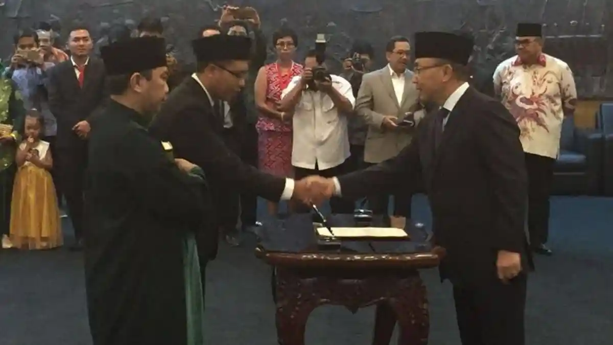 Empat PAW Anggota MPR Sisa Jabatan 2014-2019 Dilantik Ketua MPR RI